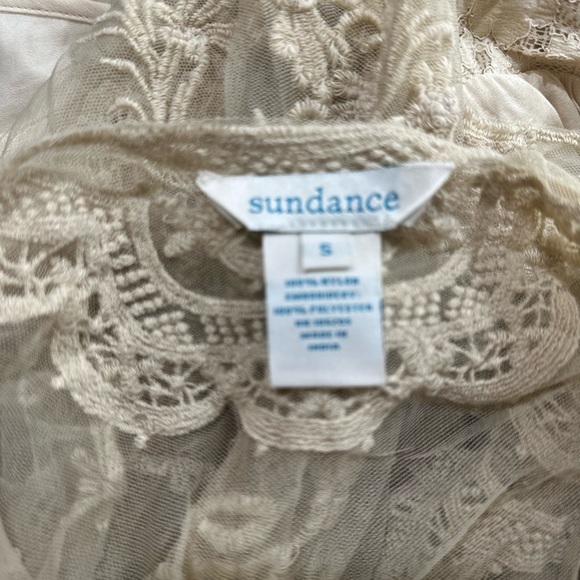 Sundance Journey Begins Sheer Lace Cardigan Jacket NWOT Small - Picture 5 of 6